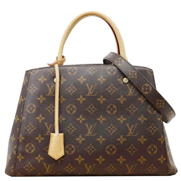 Louis Vuitton  Montaigne MM Monogram Canvas Shoulder Bag Brown - Picture 1 of 11